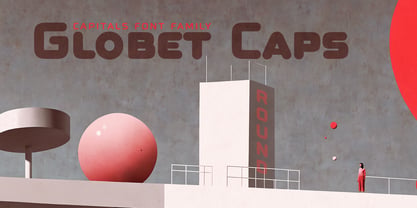 Globet Caps Font Poster 14