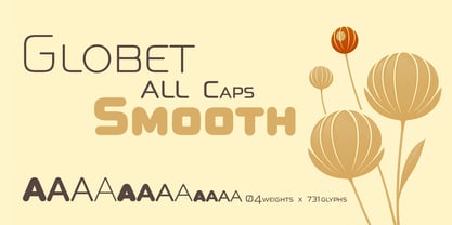 Globet Caps Font Poster 5