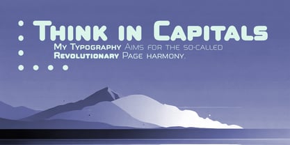 Globet Caps Font Poster 2