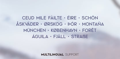 Glen Etive Font Poster 5