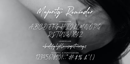 Majority Reminder Font Poster 11