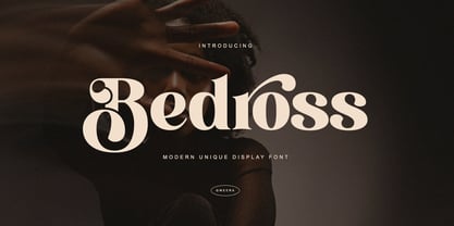 Bedross Font Poster 1