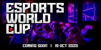 Readon Esport Font Poster 6