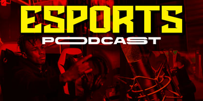 Readon Esport Font Poster 5