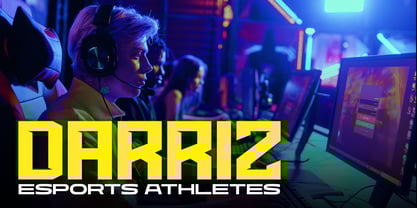 Readon Esport Font Poster 3