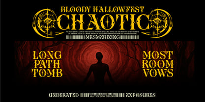 Ocular Doom Font Poster 6