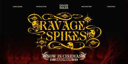 Ocular Doom Font Poster 8