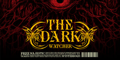 Ocular Doom Font Poster 2