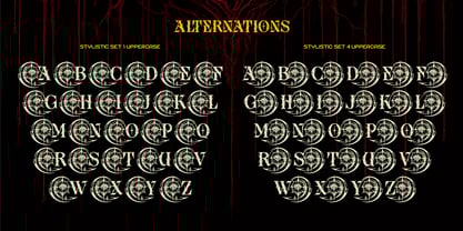 Ocular Doom Font Poster 7