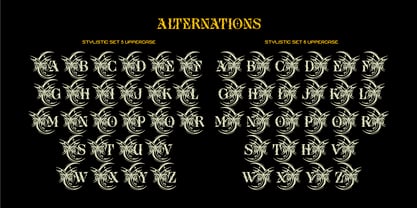 Ocular Doom Font Poster 12