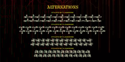 Ocular Doom Font Poster 11