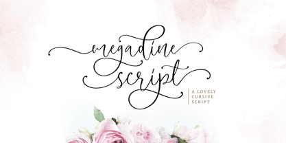 Megadine Font Poster 1