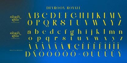 Devroon Royale Font Poster 7