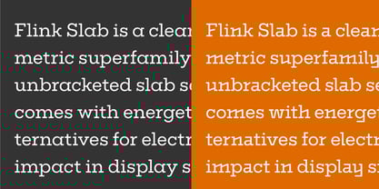 Flink Slab Font Poster 8