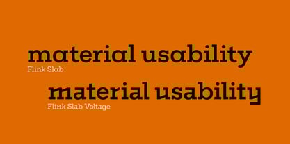 Flink Slab Font Poster 12