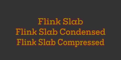 Flink Slab Font Poster 13