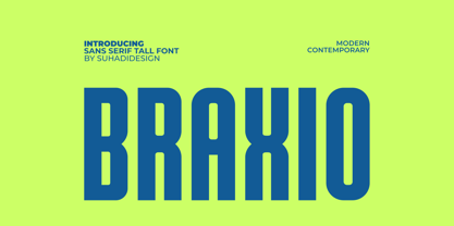 Braxio Font Poster 1