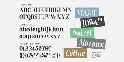 Estin Loftin Font Poster 12
