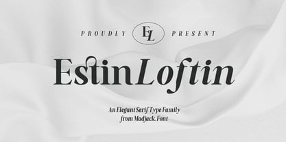 Estin Loftin Font Poster 1