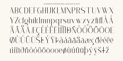 Solvera Lorvane Font Poster 10