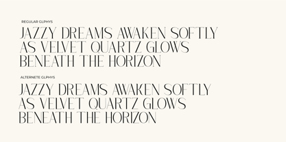 Solvera Lorvane Font Poster 8