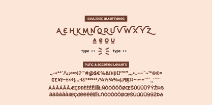 Sticky Brown Font Poster 8