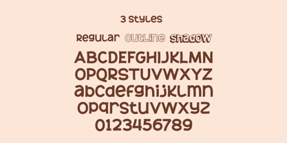 Sticky Brown Font Poster 7