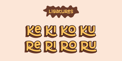 Sticky Brown Font Poster 6