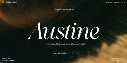 The Esteh Italic Slant Font Poster 2