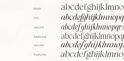 The Esteh Italic Slant Font Poster 9