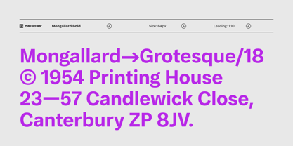 Mongallard Font Poster 1