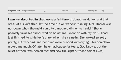 Mongallard Font Poster 4