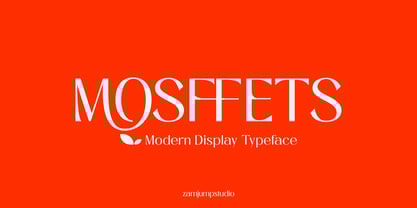 Mosffets Font Poster 1