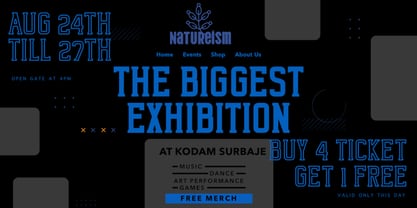 Belano Dampod Font Poster 4