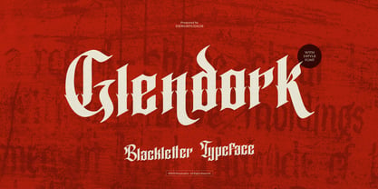 Glendork Font Poster 1