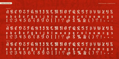 Glendork Font Poster 10