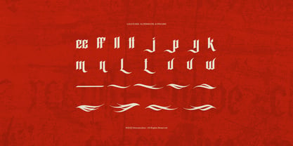 Glendork Font Poster 12