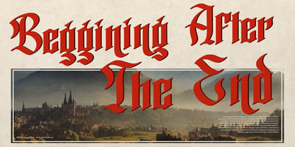 Glendork Font Poster 3