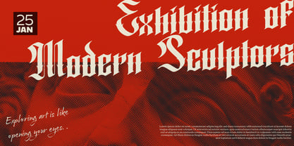 Glendork Font Poster 5