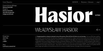 Hasior Font Poster 1