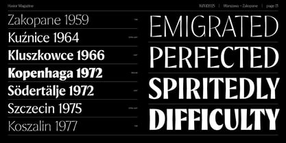 Hasior Font Poster 5