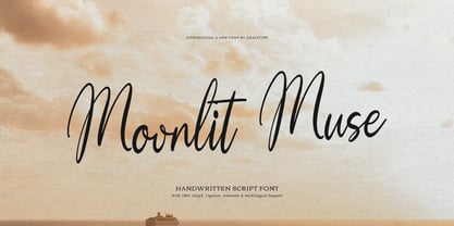 Moonlit Muse Font Poster 1
