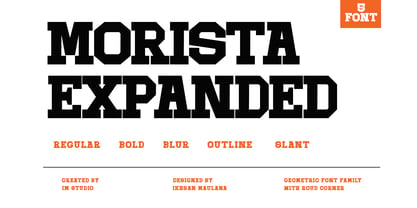 Morista Expanded Font Poster 1