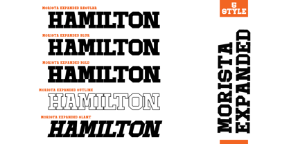Morista Expanded Font Poster 6