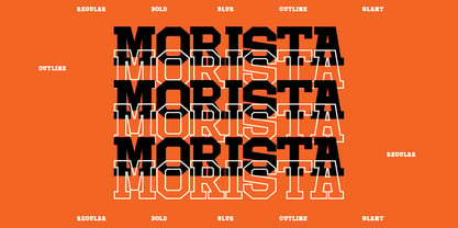 Morista Expanded Font Poster 2