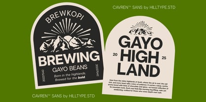 Cavren Sans Font Poster 7