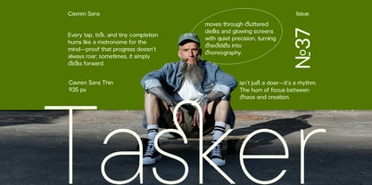 Cavren Sans Font Poster 6
