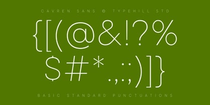 Cavren Sans Font Poster 14