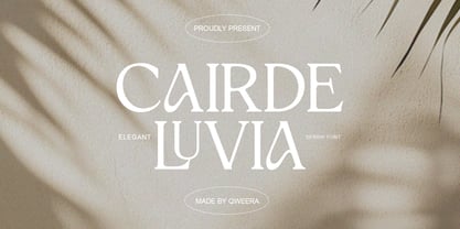 Cairde Luvia Font Poster 1