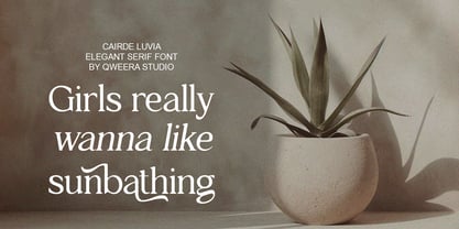 Cairde Luvia Font Poster 8